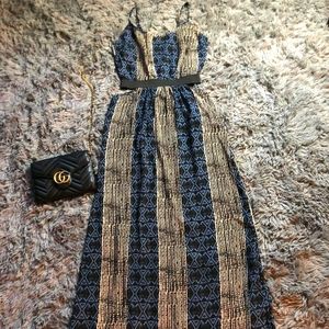 Lovely Maxi Dress with Aztec Print